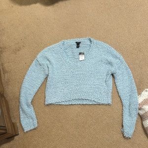 Rue 21 fuzzy blue sweater